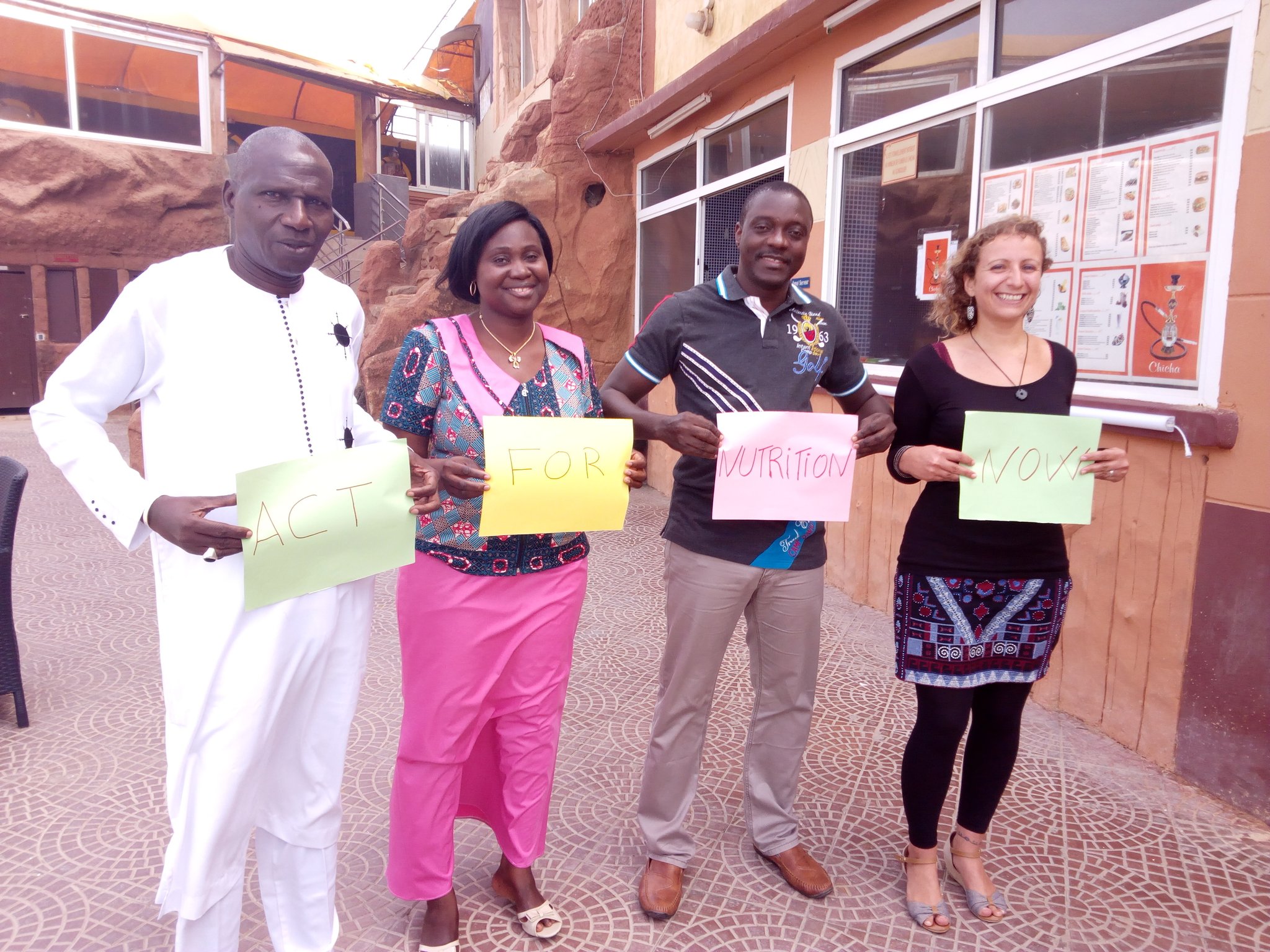 West African civil society make a collective call for nutrition action from Senegal workshop