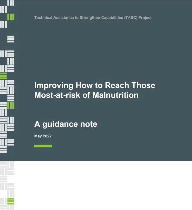 Improving nutrition outcomes across sectors: four multisectoral guidance documents to integrate nutrition policy and programming objectives