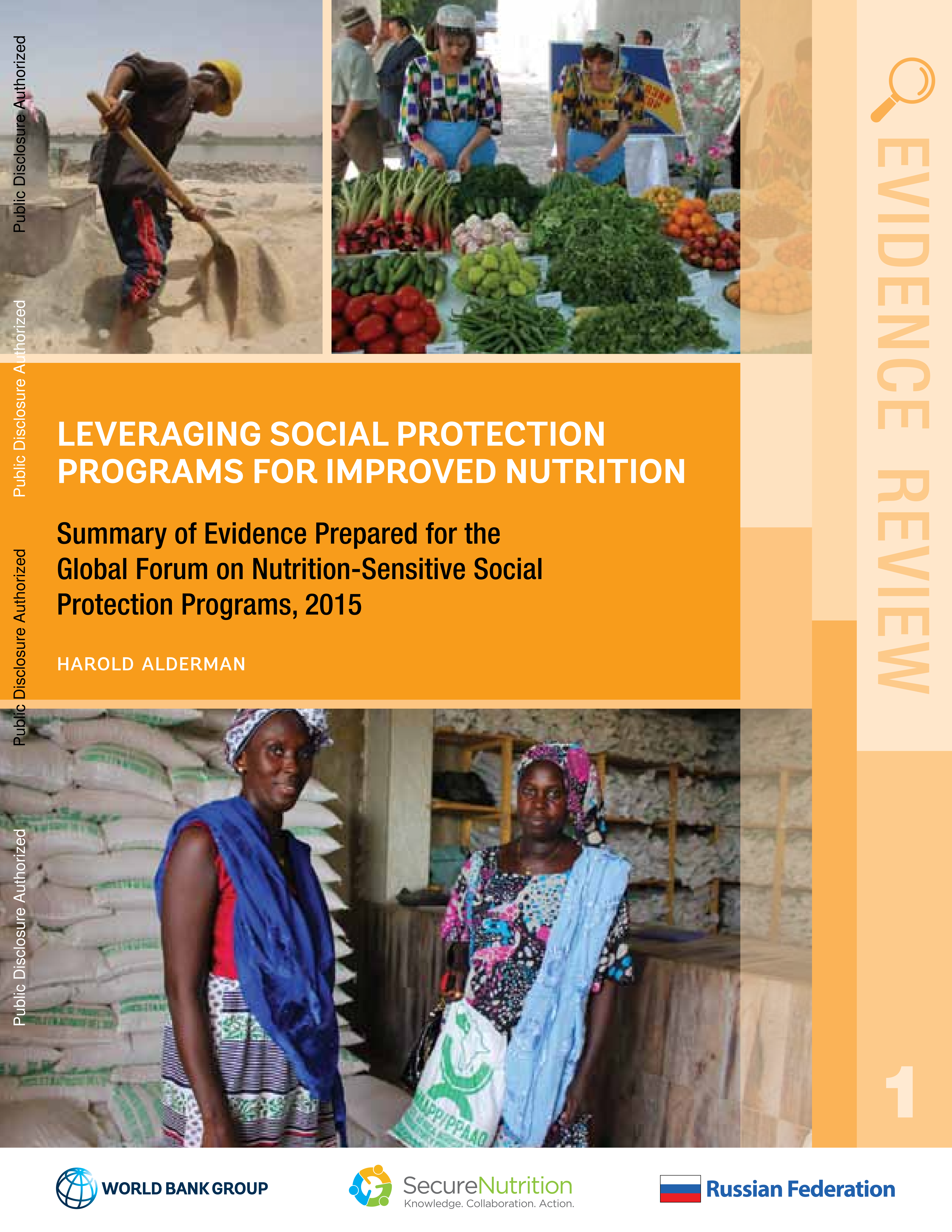 Evidence Review: Leveraging Social Protection Programs for Improved Nutrition