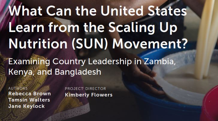 Report launch reviews SUN Movement progress and partnerships