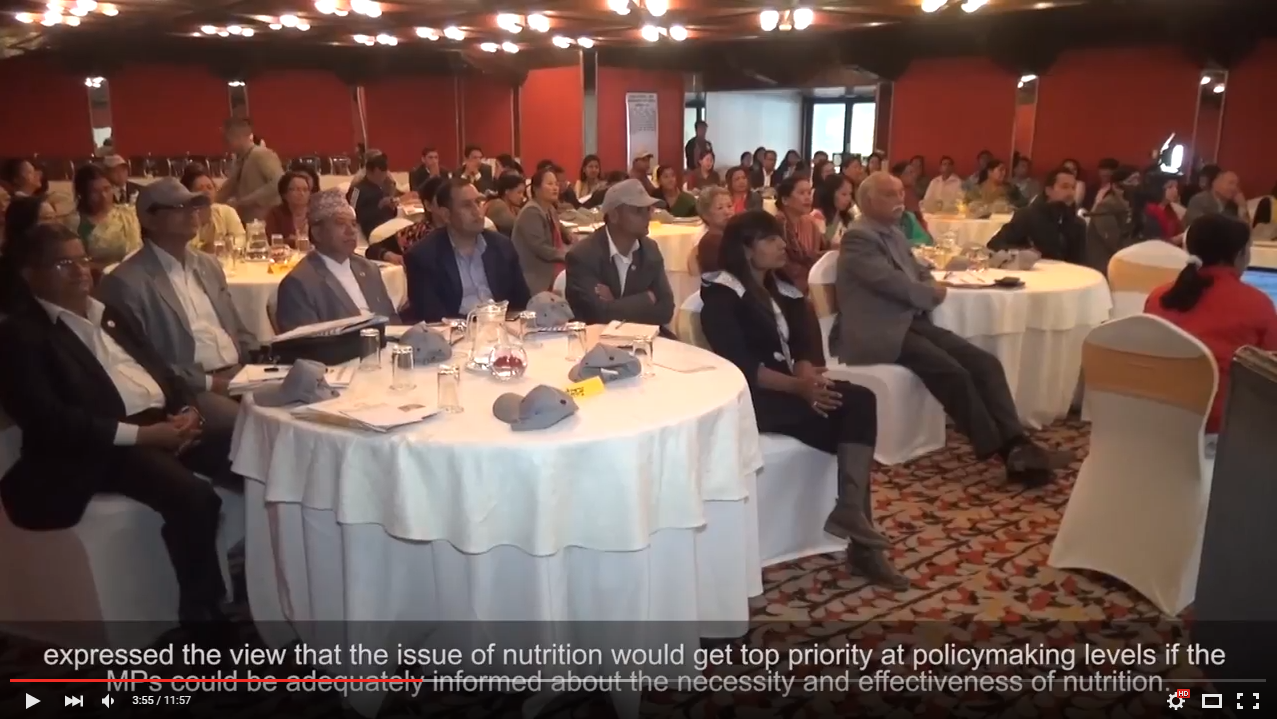 Civil society brings parliamentarians together in Nepal to accelerate efforts for better nutrition