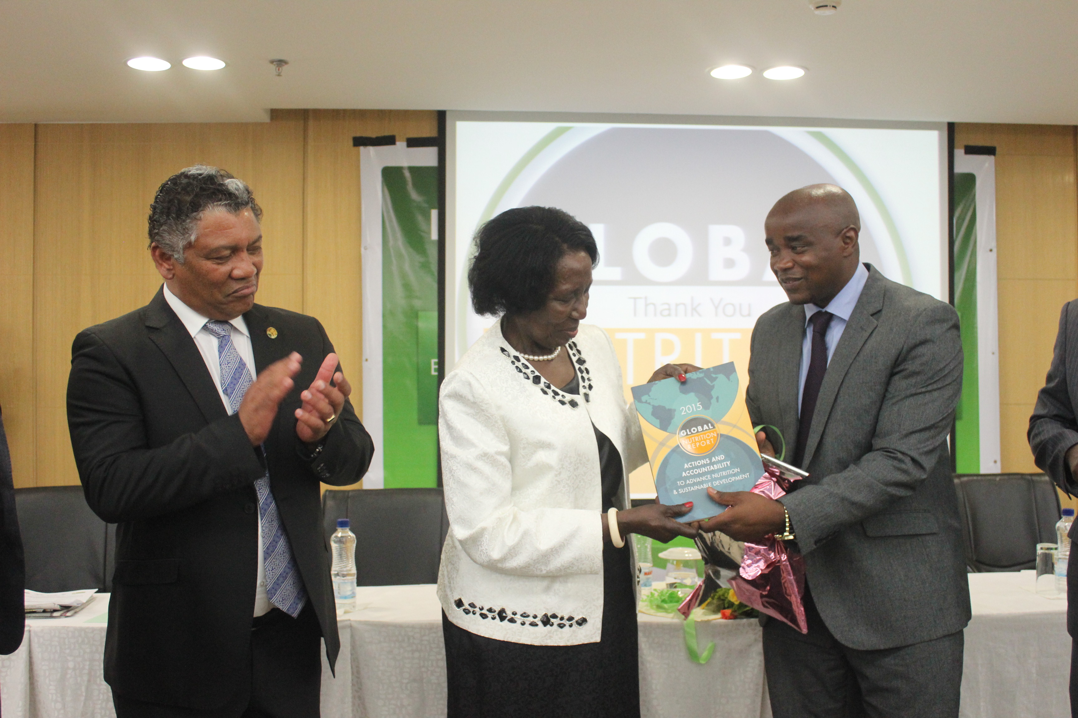 The 2015 Global Nutrition Report is launched with Zambia&#8217;s Vice President