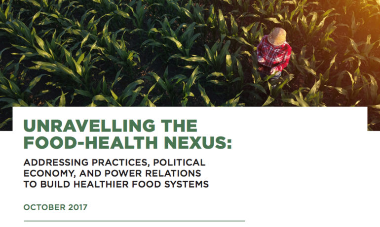 Unravelling the Food-Health Nexus, new report by IPES FOOD