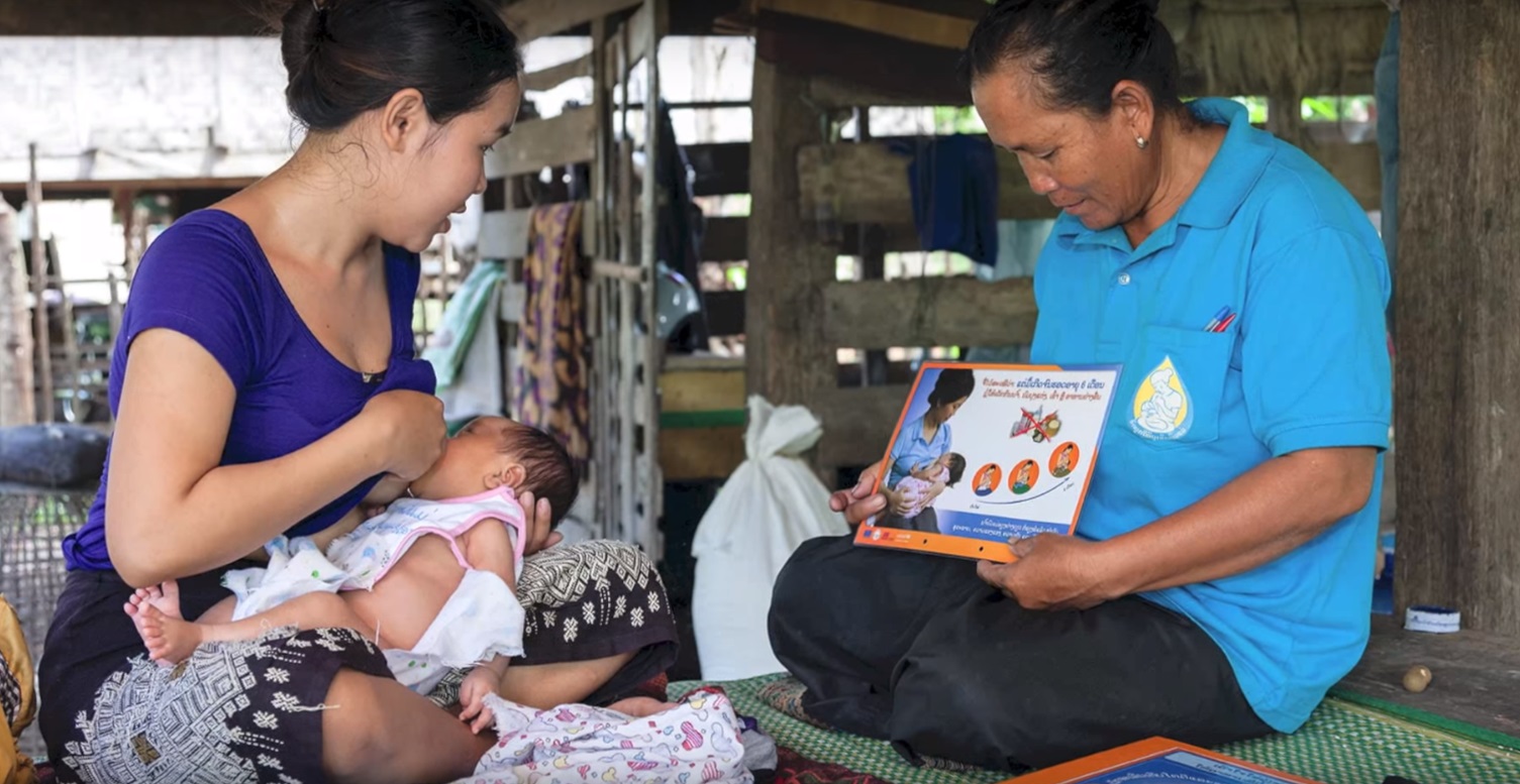 Stories from the community in Laos feature during World Breastfeeding Week