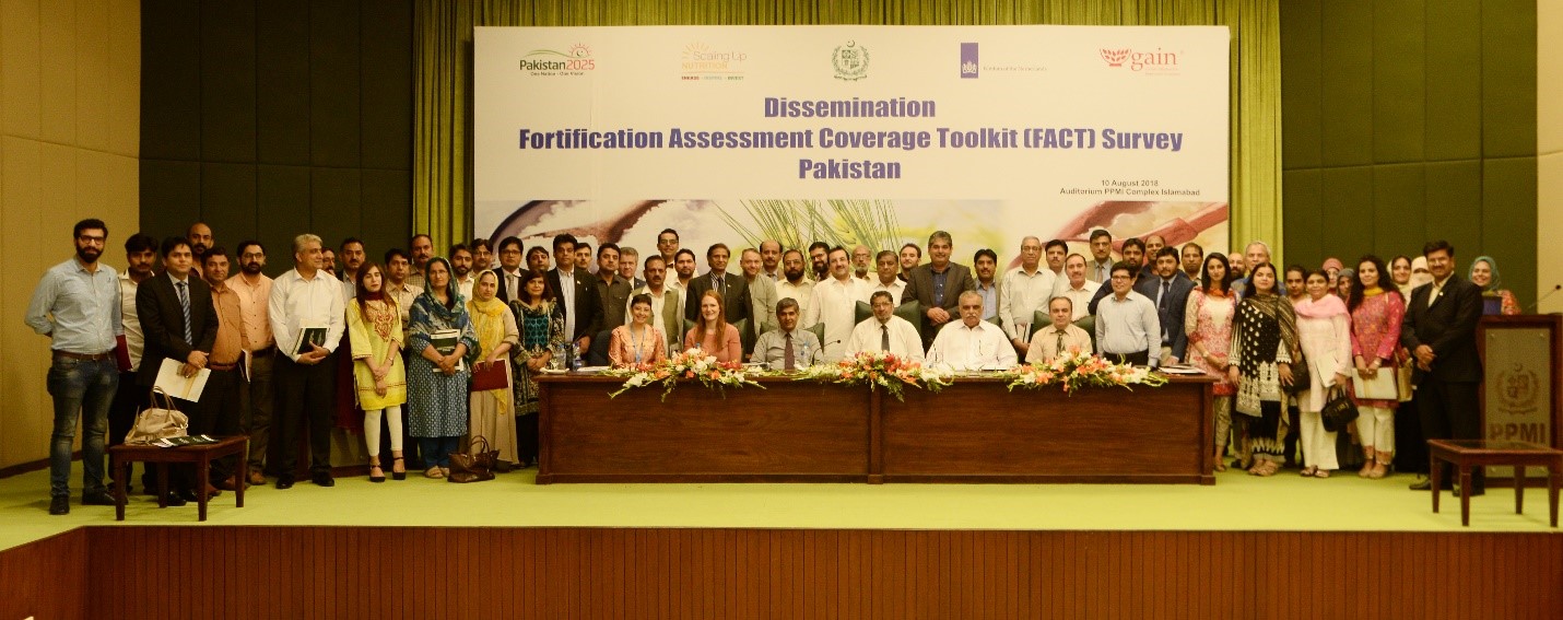 Pakistan&#8217;s first-ever survey on Fortification Assessment Coverage Toolkit launched