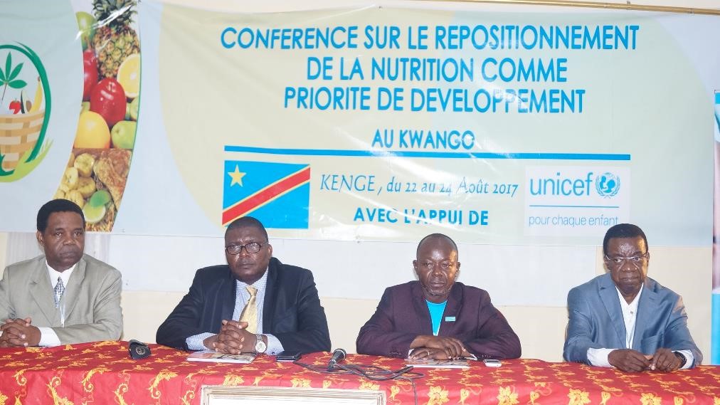 The province of kwango acquires a charter and a roadmap to combat malnutrition