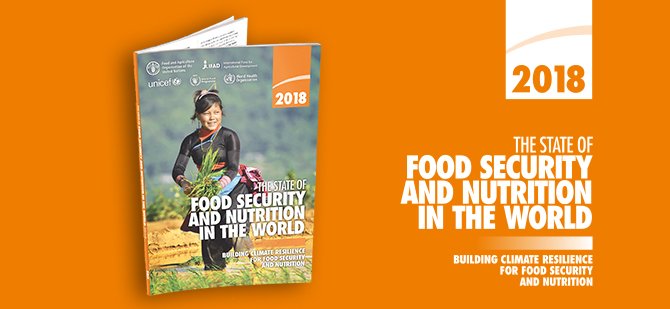 Global hunger continues to rise according to the SOFI 2018 report