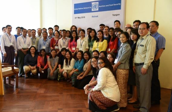 Myanmar’s UN Network for Nutrition and Food Security holds their first retreat