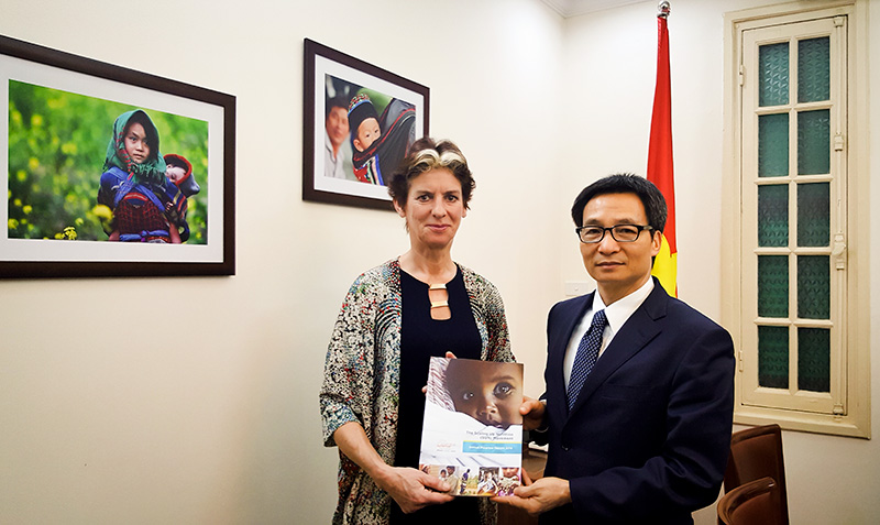 Deputy Prime Minister of Viet Nam meets with SUN Movement Coordinator to discuss progress in eliminating malnutrition by 2030