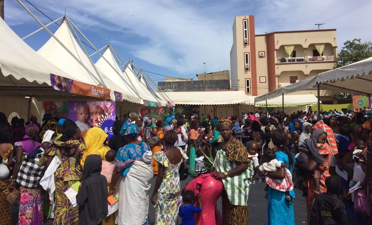 A Senegal village expo puts complementary feeding in the spotlight