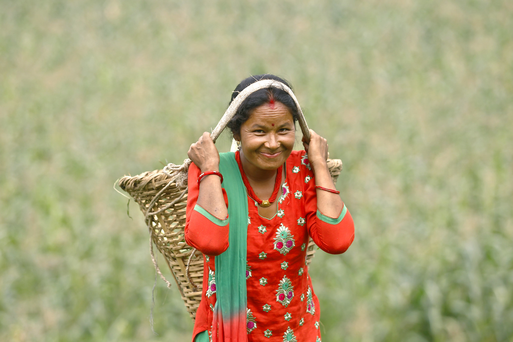 woman in nepal